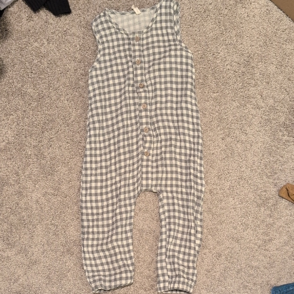Quincy Mae Gingham Jumper